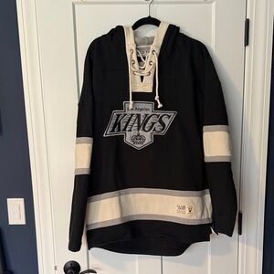 Black and Cream Los Angeles Kings Hoodie